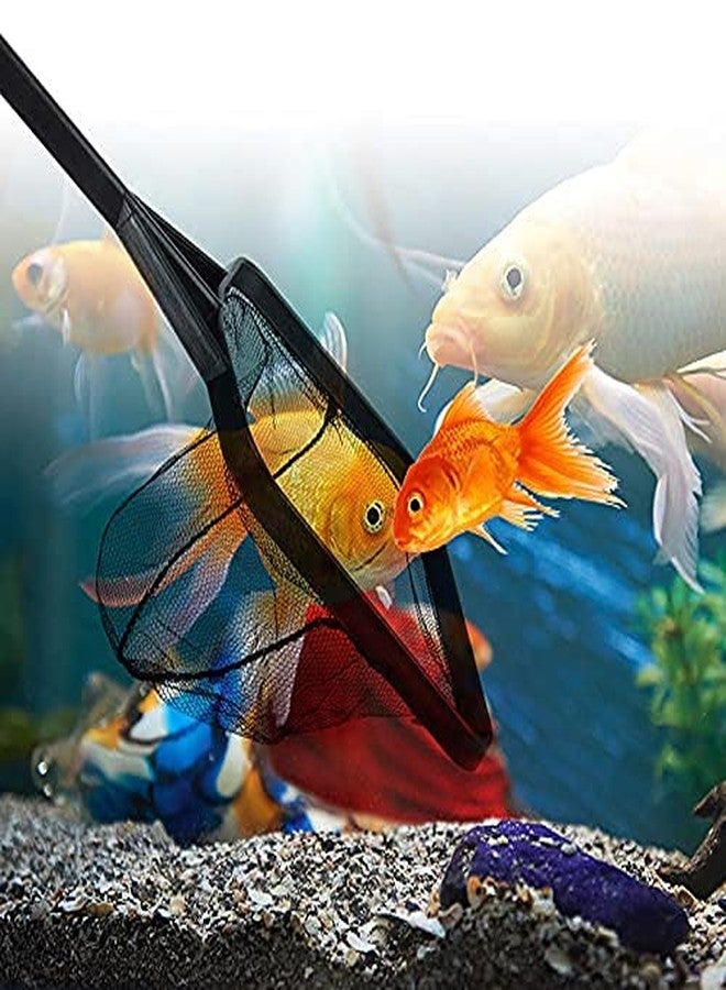 VAYINATO PetzLifeworld (6 Inch) Aquarium Black Fish Net Long with Plastic Handle - Image 5